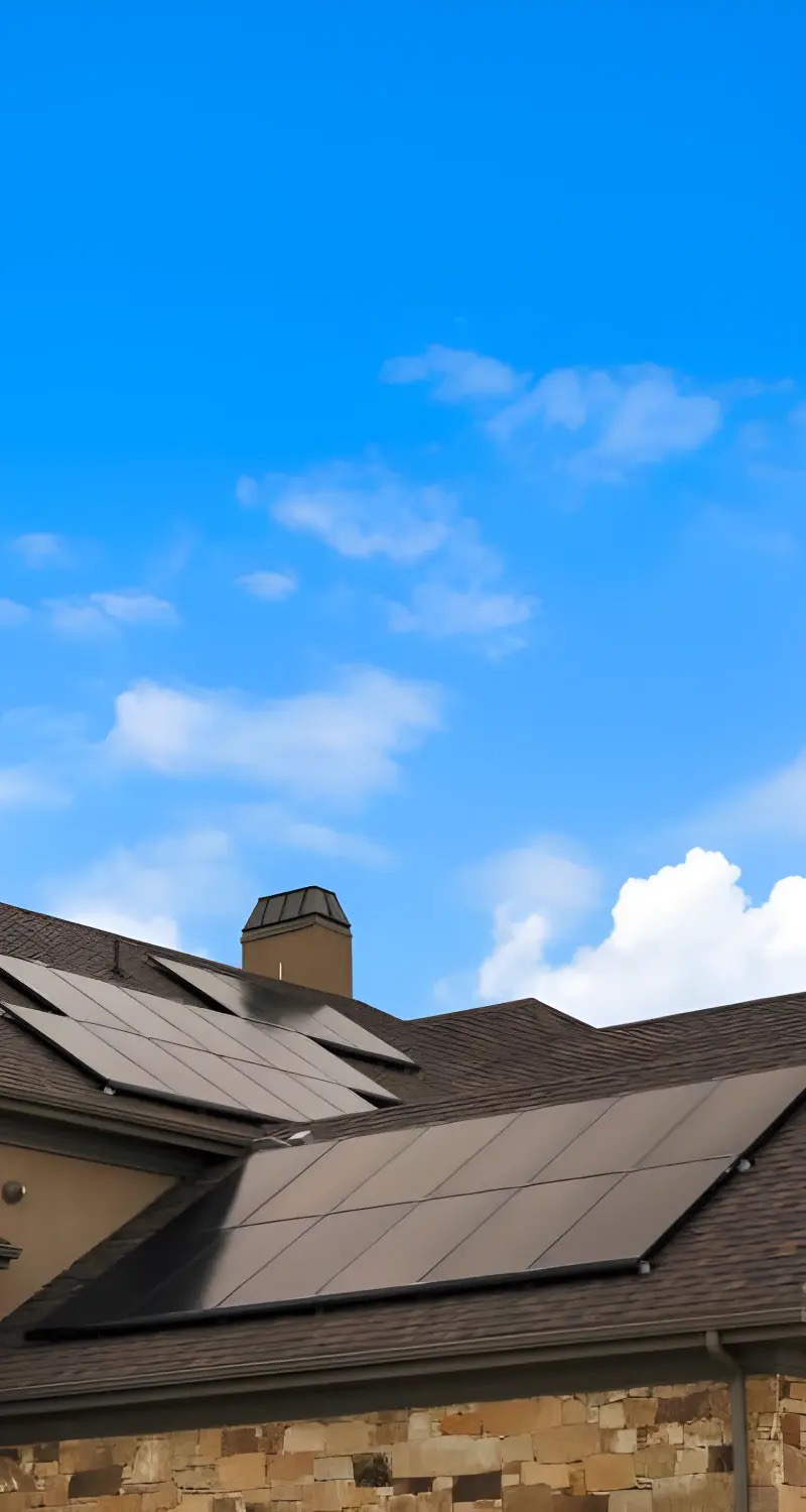 Rooftop solar panel array installed on a GTA area home
